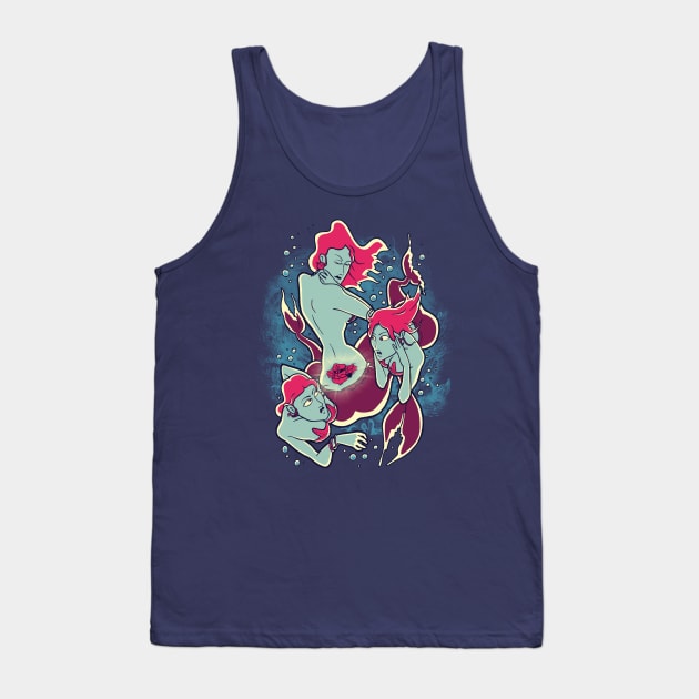 Mermaid Tattoo Tank Top by ivanrodero